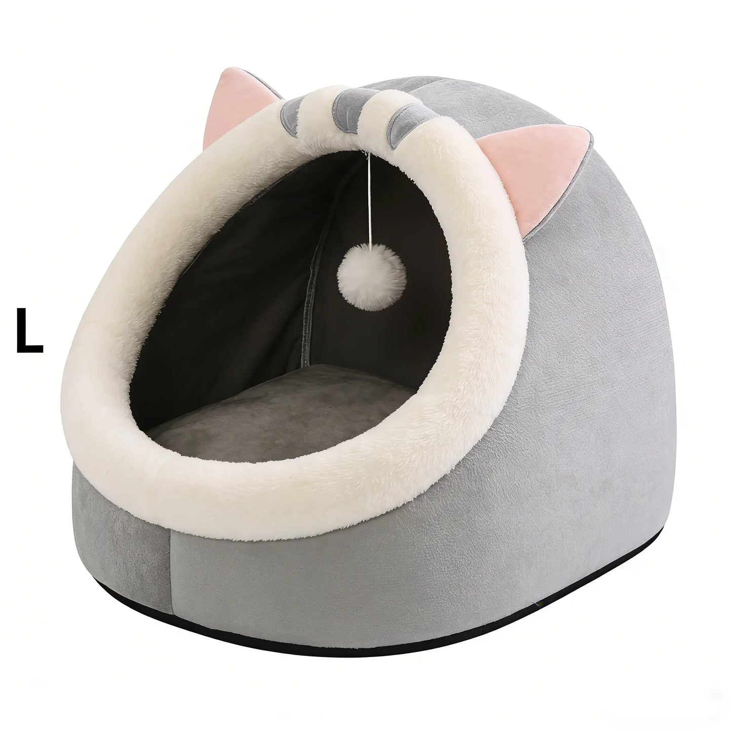 Cozy Cat Cave Bed | Soft Plush Hideaway for Indoor Cats