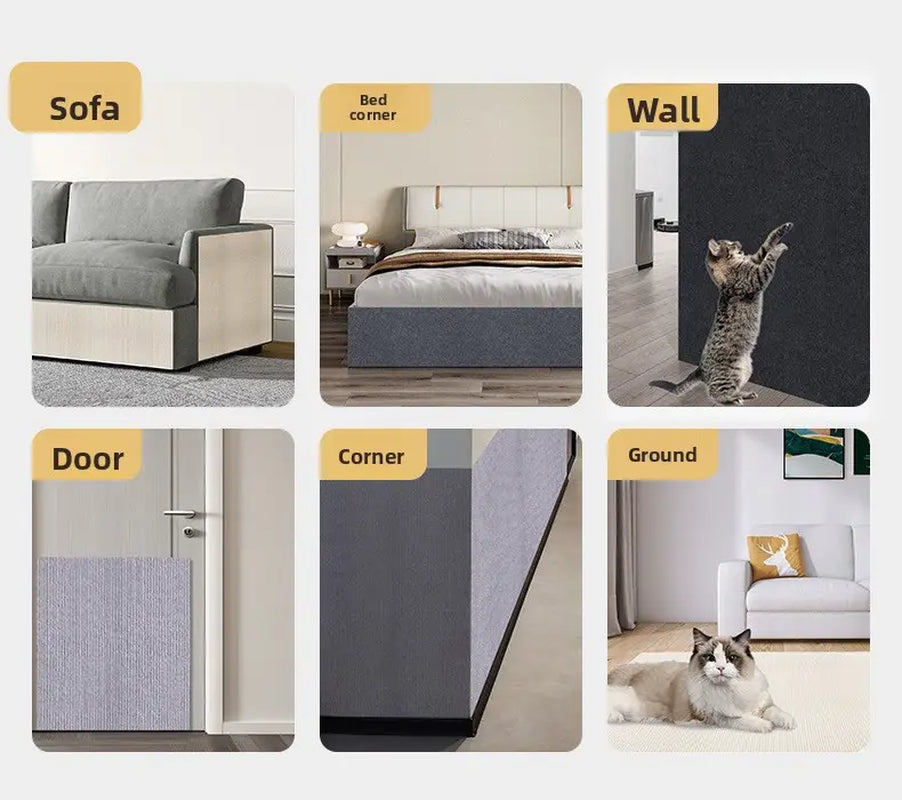 Cat Scratch Sofa Protector | Self-Adhesive Furniture Guard