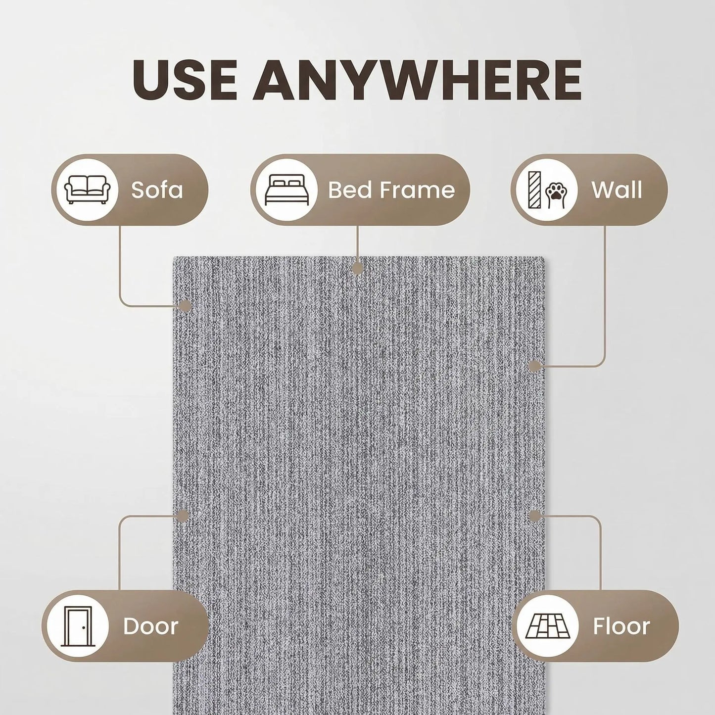 Cat Scratch Sofa Protector | Self-Adhesive Furniture Guard