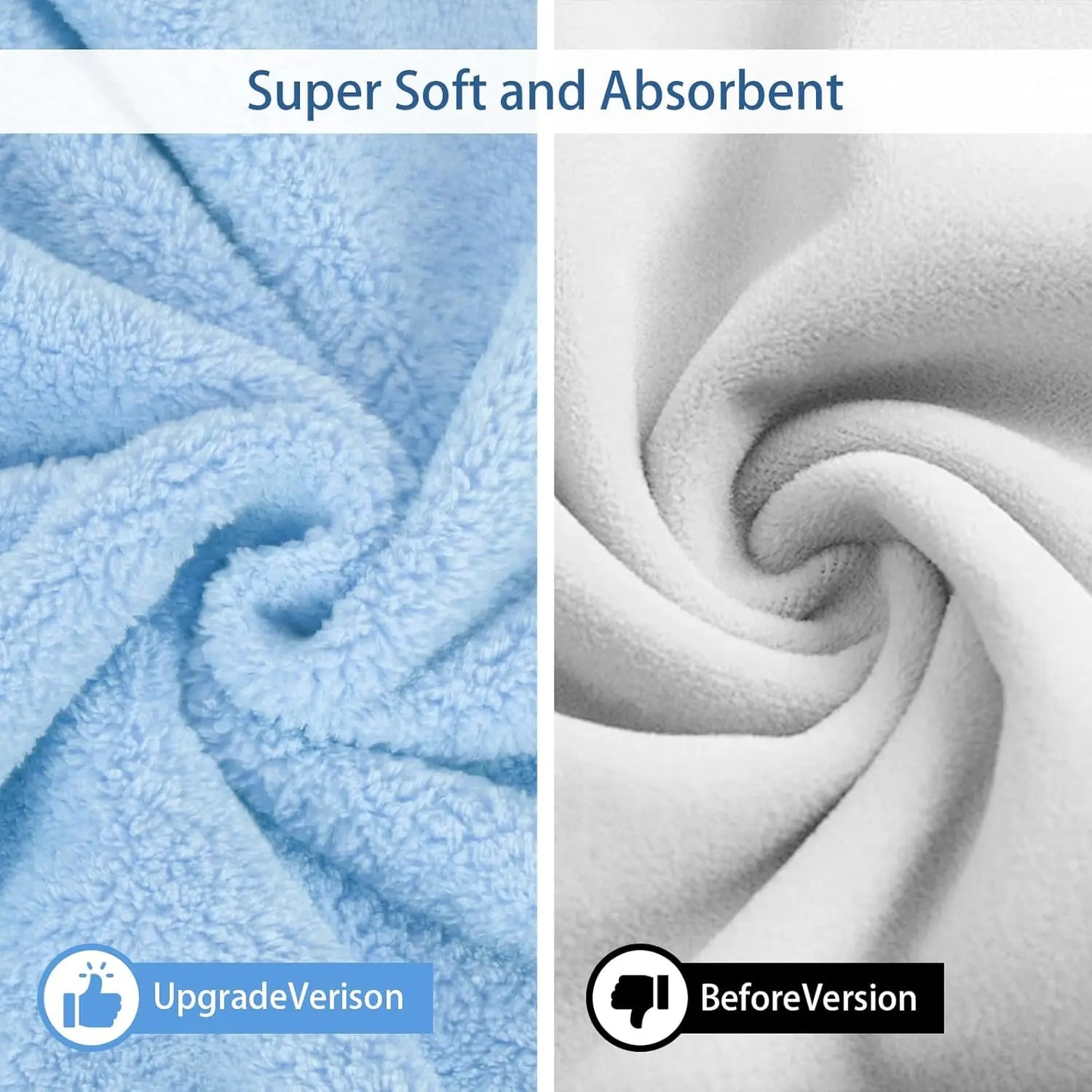 Quick-Dry Dog Bathrobe | Soft Absorbent Pet Towel Robe