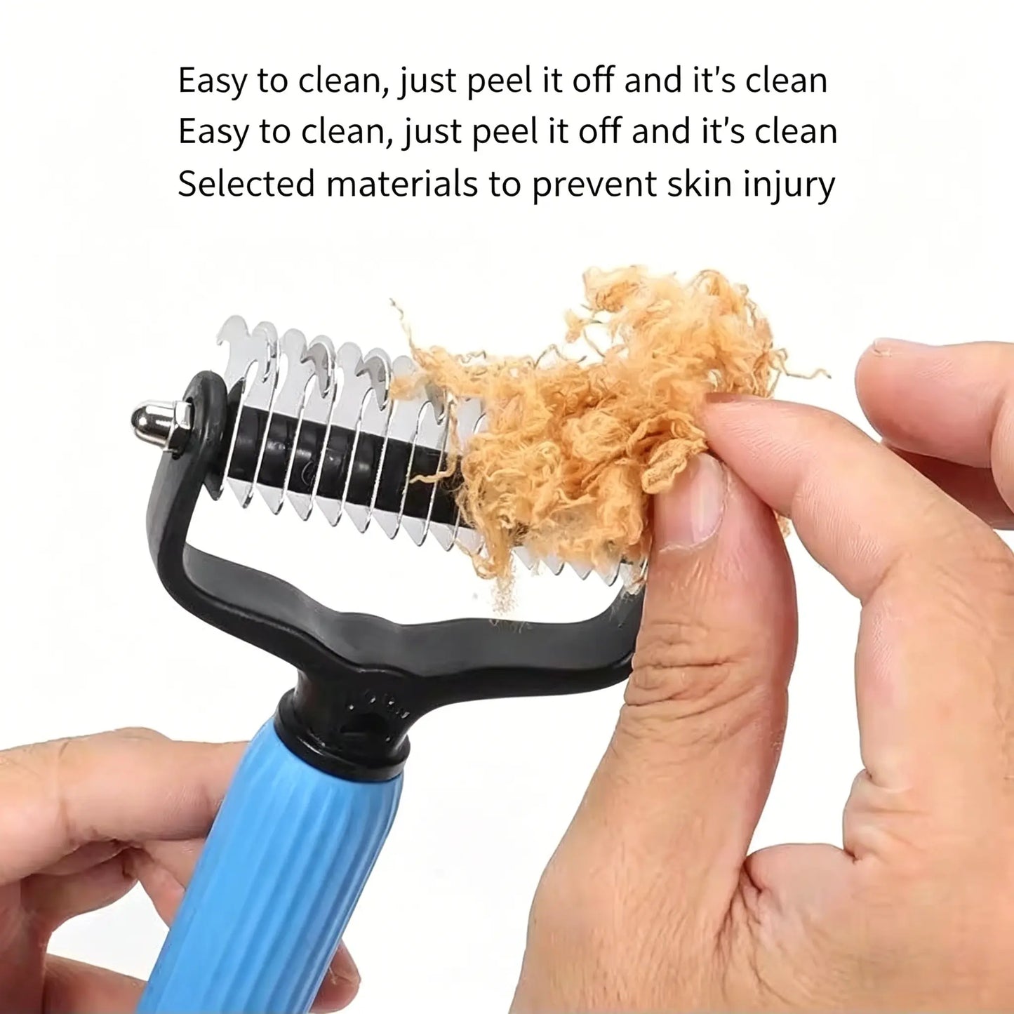 Professional Pet Dematting Comb – Dual-Sided Brush That Removes Knots & Undercoat Without Hurting Your Pet