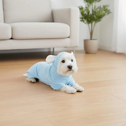 Quick-Dry Dog Bathrobe | Soft Absorbent Pet Towel Robe