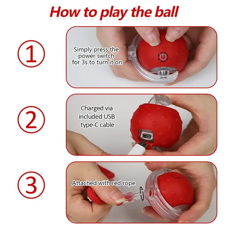 Interactive Rolling Cat Ball Toy | Motion Activated Fun