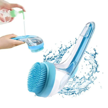 Premium 2-in-1 Pet Grooming & Bath Brush – Built-In Shampoo Dispenser for Dogs and Cats