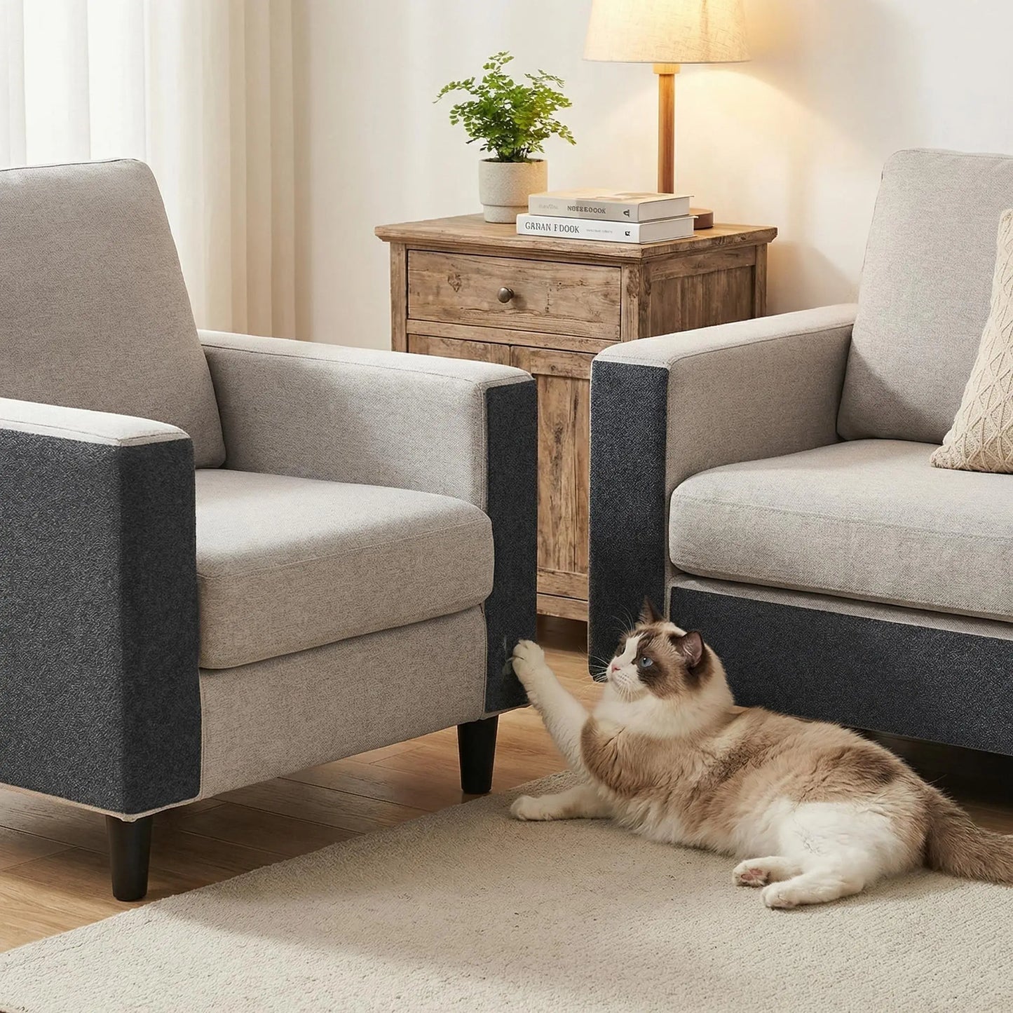 Cat Scratch Sofa Protector | Self-Adhesive Furniture Guard