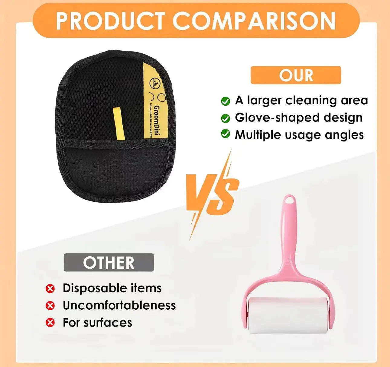 Electrostatic Pet Hair Remover | Removes Fur in Seconds